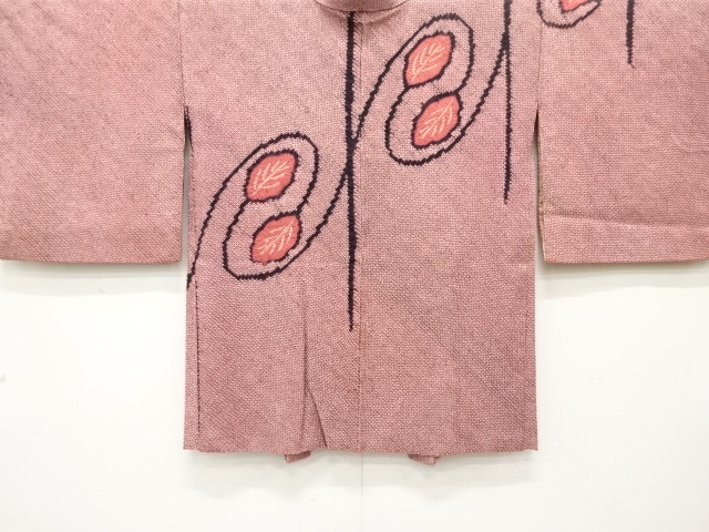 アンティーク　本総絞り　枝花模様　絵羽織